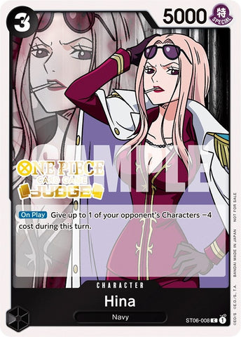 Hina (Judge Pack Vol. 3) (ST06-008) (One Piece Promotion Cards)