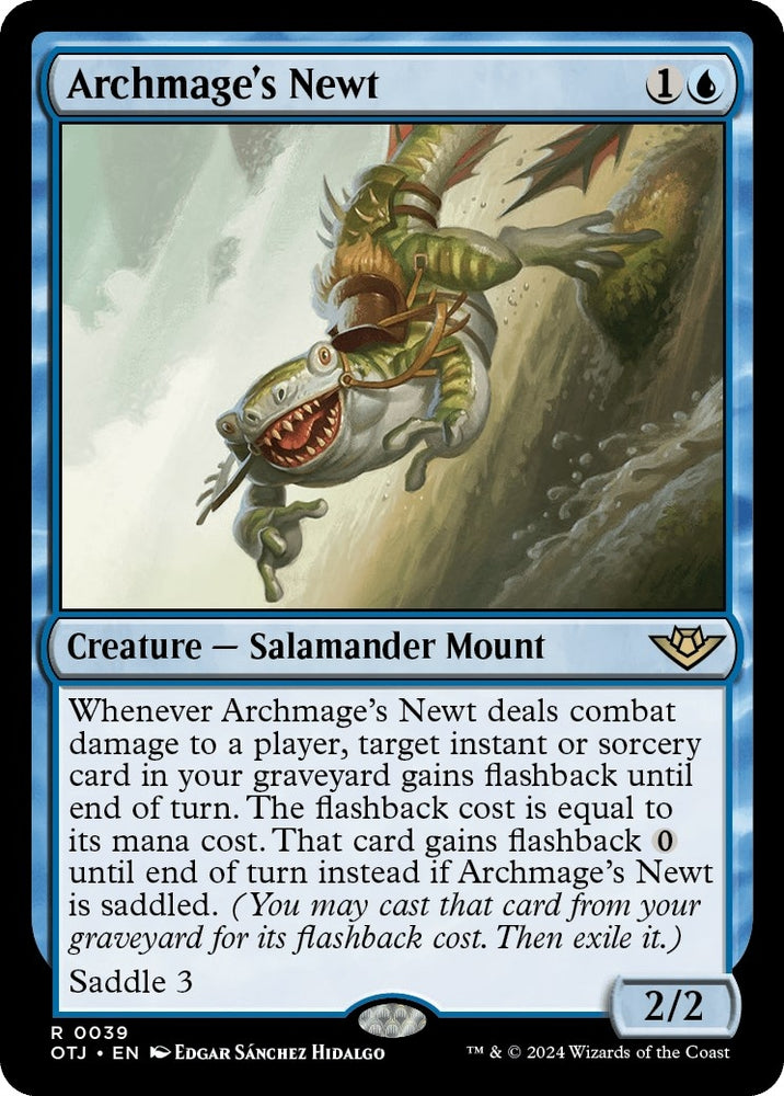 Image for Archmage's Newt (39) [Outlaws of Thunder Junction]