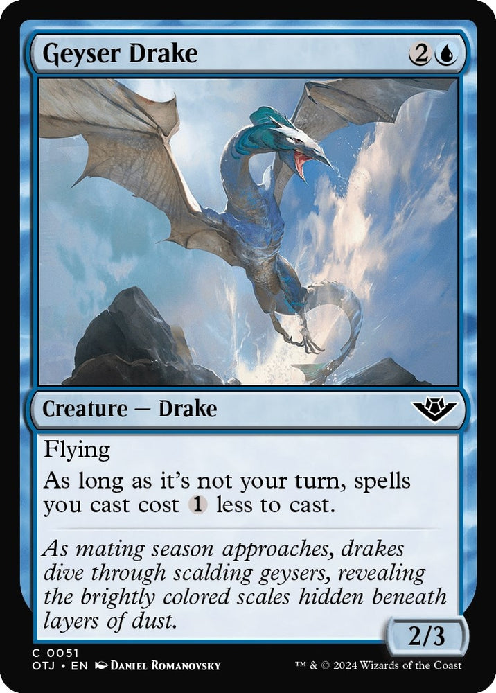 Image for Geyser Drake (51) [Outlaws of Thunder Junction]