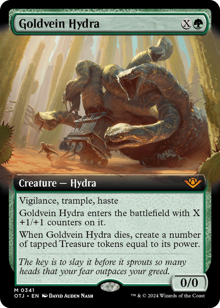 Image for Goldvein Hydra (Extended Art) (341) [Outlaws of Thunder Junction]