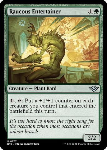 Image for Raucous Entertainer (177) [Outlaws of Thunder Junction]