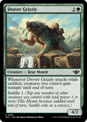 Image for Drover Grizzly (161) [Outlaws of Thunder Junction]
