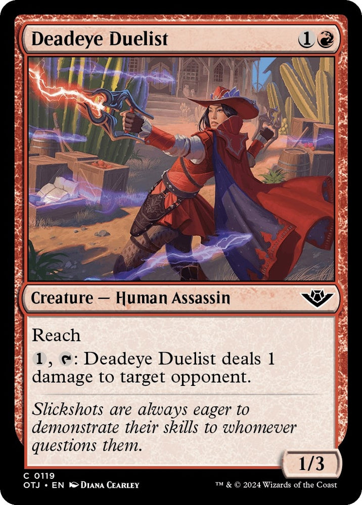 Image for Deadeye Duelist (119) [Outlaws of Thunder Junction]