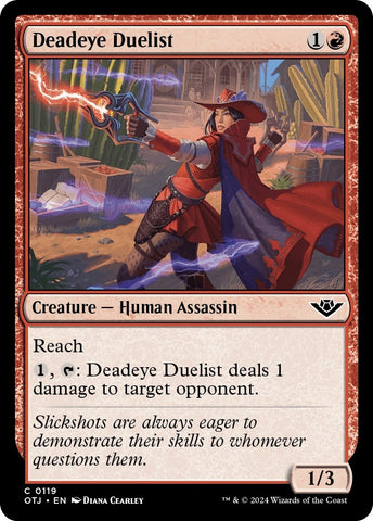 Image for Deadeye Duelist (119) [Outlaws of Thunder Junction]
