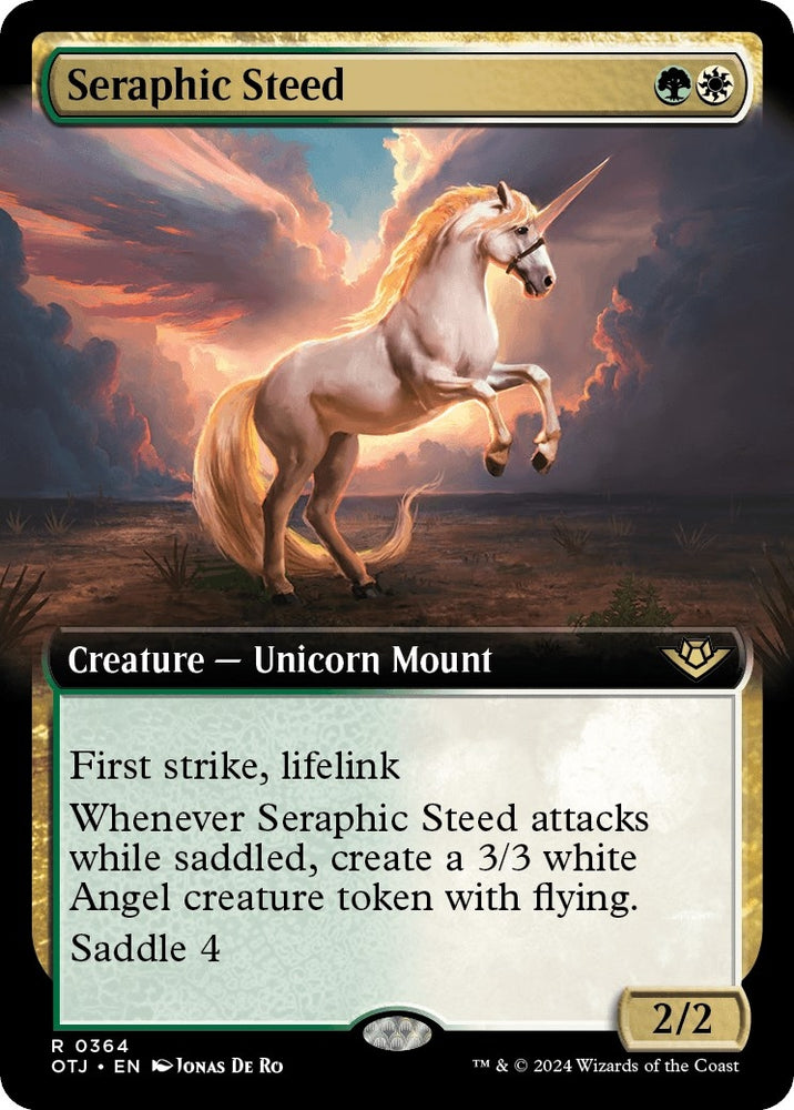 Image for Seraphic Steed (Extended Art) (364) [Outlaws of Thunder Junction]