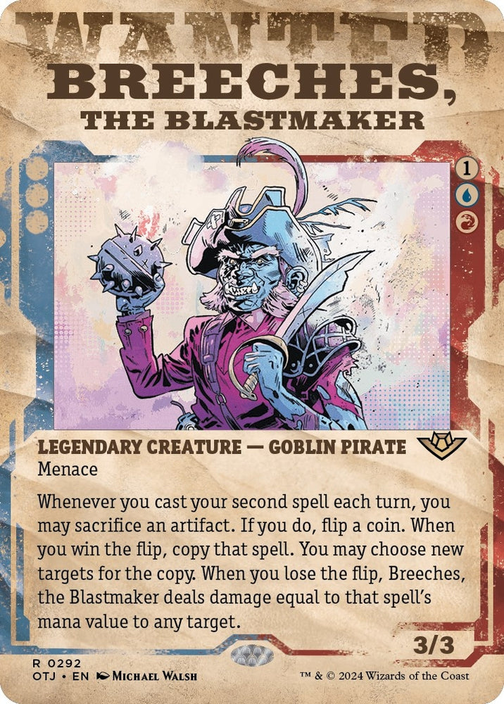 Image for Breeches, the Blastmaker (Showcase) (292) [Outlaws of Thunder Junction]