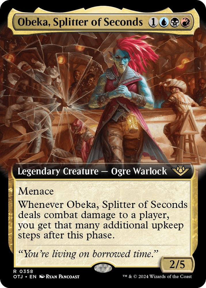 Image for Obeka, Splitter of Seconds (Extended Art) (358) [Outlaws of Thunder Junction]