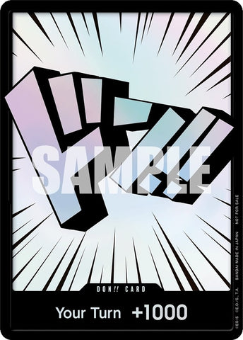 DON!! Card (3D Text) (One Piece Promotion Cards)