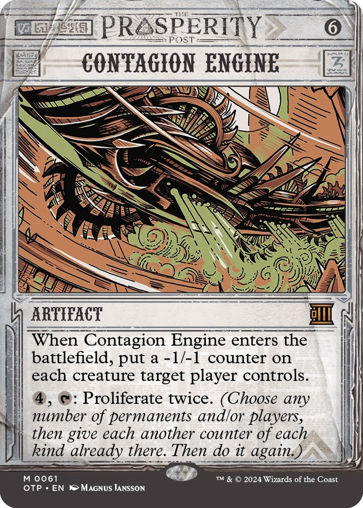 Image for Contagion Engine (61) [Outlaws of Thunder Junction: Breaking News]
