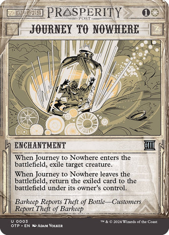 Image for Journey to Nowhere (3) [Outlaws of Thunder Junction: Breaking News]