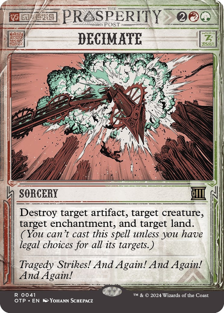 Image for Decimate (41) [Outlaws of Thunder Junction: Breaking News]