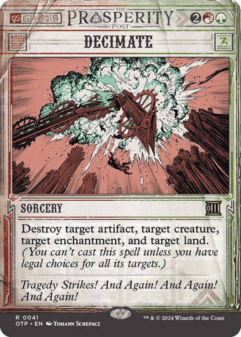 Image for Decimate (41) [Outlaws of Thunder Junction: Breaking News]