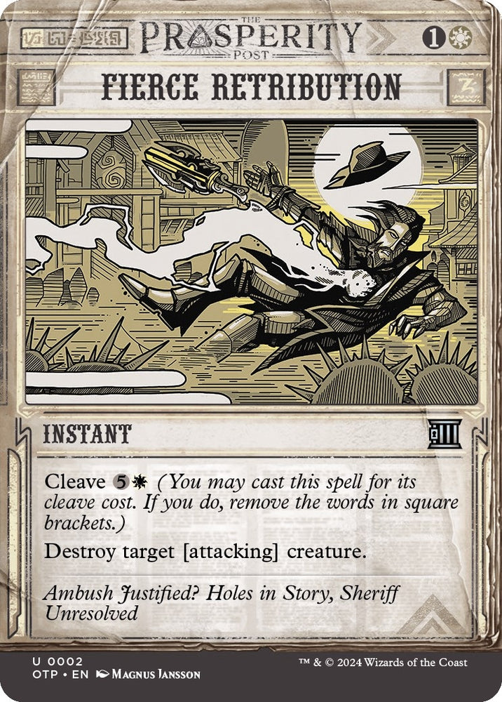 Image for Fierce Retribution (2) [Outlaws of Thunder Junction: Breaking News]