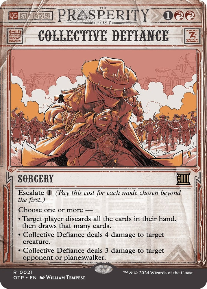 Image for Collective Defiance (21) [Outlaws of Thunder Junction: Breaking News]