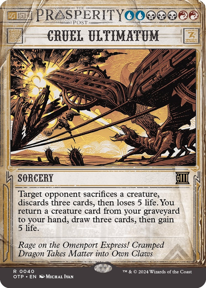 Image for Cruel Ultimatum (40) [Outlaws of Thunder Junction: Breaking News]