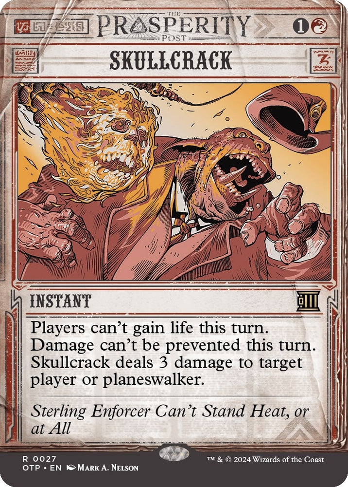 Image for Skullcrack (27) [Outlaws of Thunder Junction: Breaking News]