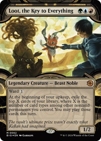Image for Loot, the Key to Everything (Showcase) (Raised Foil) (62) [Outlaws of Thunder Junction: The Big Score]