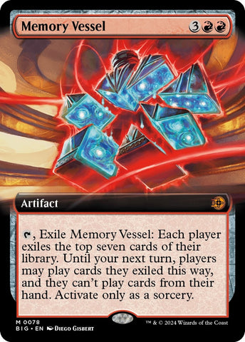Image for Memory Vessel (Extended Art) (78) [Outlaws of Thunder Junction: The Big Score]