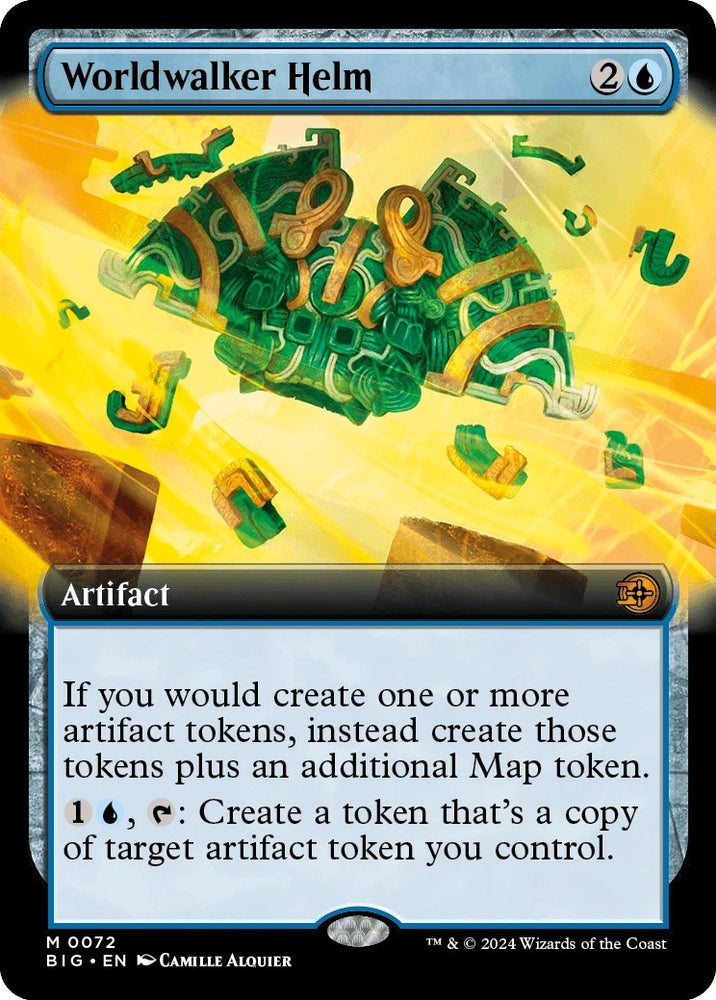 Image for Worldwalker Helm (Extended Art) (72) [Outlaws of Thunder Junction: The Big Score]