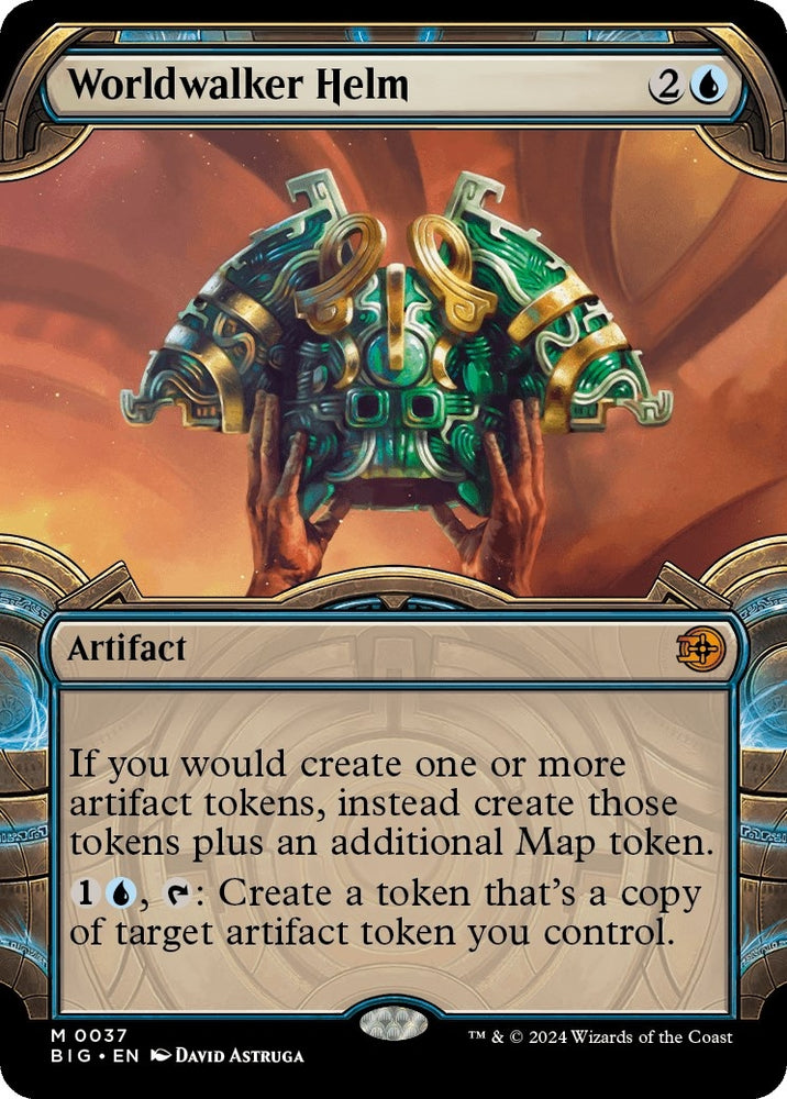 Image for Worldwalker Helm (Showcase) (37) [Outlaws of Thunder Junction: The Big Score]