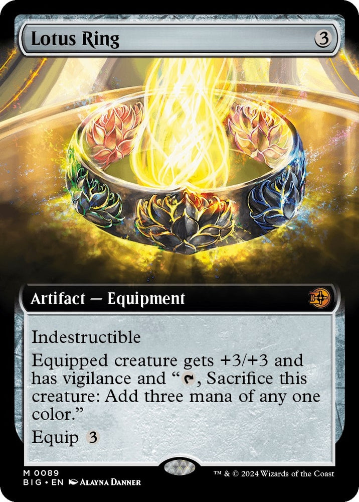 Image for Lotus Ring (Extended Art) (89) [Outlaws of Thunder Junction: The Big Score]