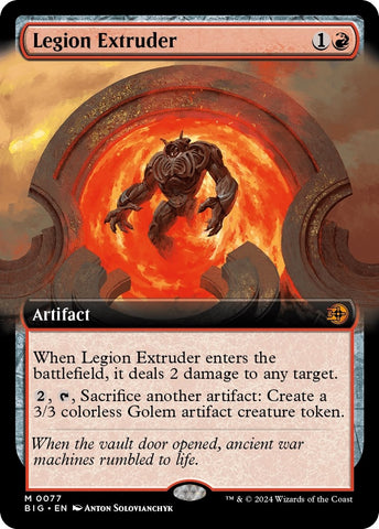 Image for Legion Extruder (Extended Art) (77) [Outlaws of Thunder Junction: The Big Score]