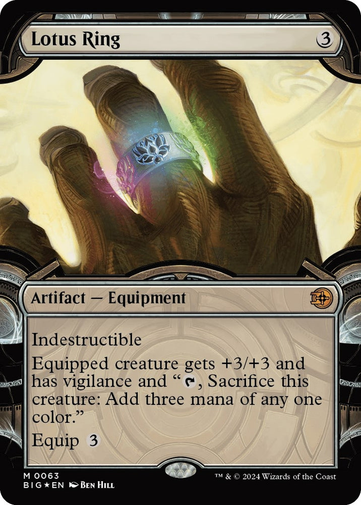 Image for Lotus Ring (Showcase) (Raised Foil) (63) [Outlaws of Thunder Junction: The Big Score]