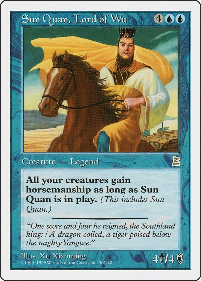 Image for Sun Quan, Lord of Wu (56) - Magic: The Gathering