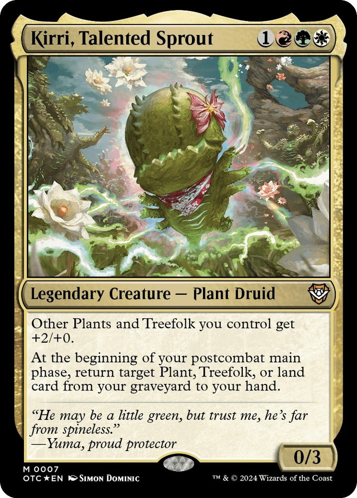 Image for Kirri, Talented Sprout (7) [Commander: Outlaws of Thunder Junction]
