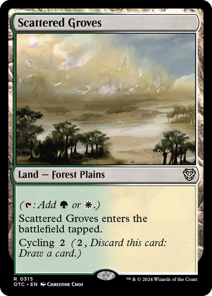 Image for Scattered Groves (315) [Commander: Outlaws of Thunder Junction]