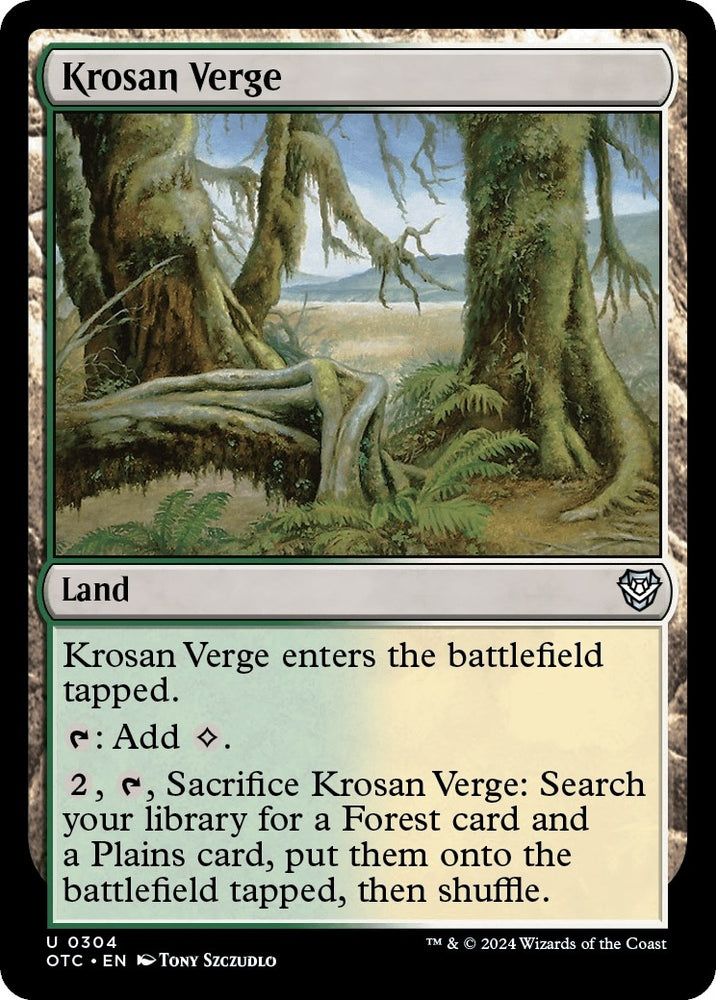 Image for Krosan Verge (304) [Commander: Outlaws of Thunder Junction]