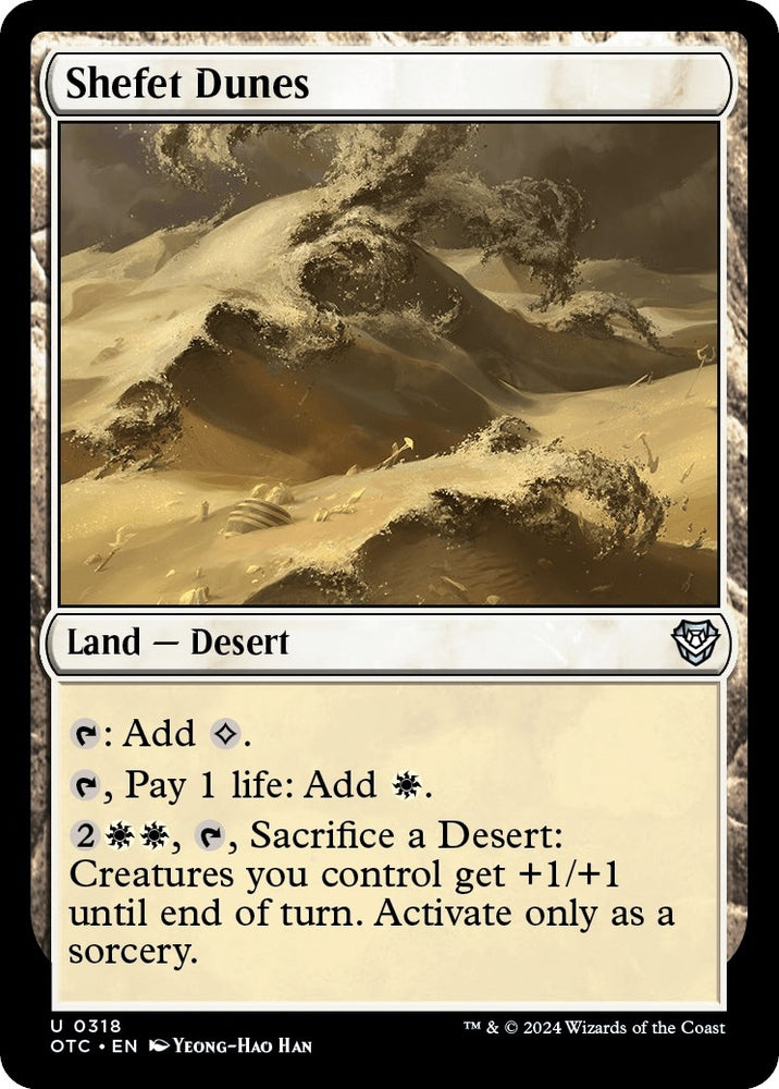Image for Shefet Dunes (318) [Commander: Outlaws of Thunder Junction]