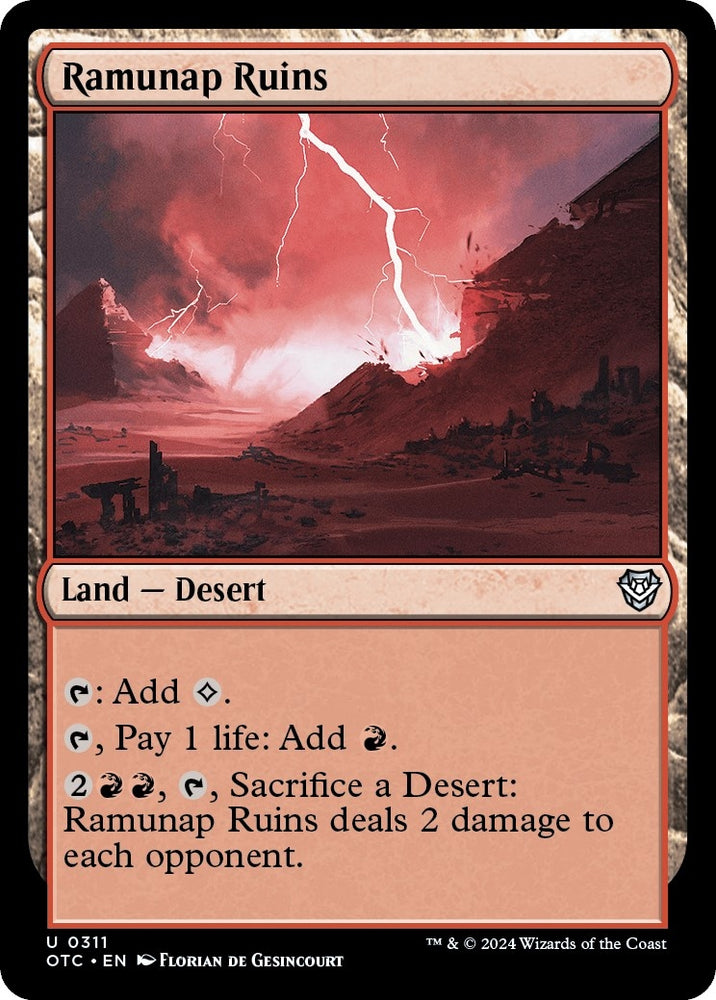 Image for Ramunap Ruins (311) [Commander: Outlaws of Thunder Junction]