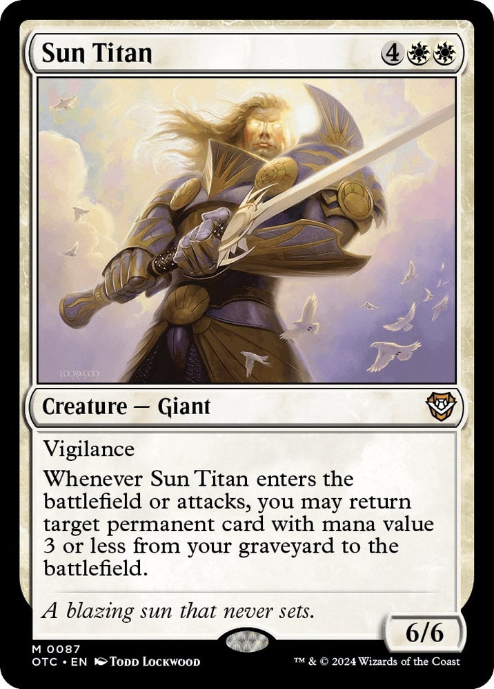 Image for Sun Titan (87) [Commander: Outlaws of Thunder Junction]