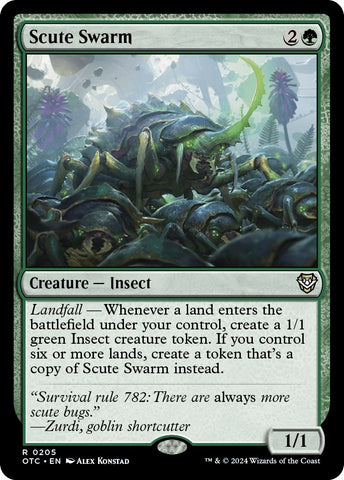 Image for Scute Swarm (205) [Commander: Outlaws of Thunder Junction]