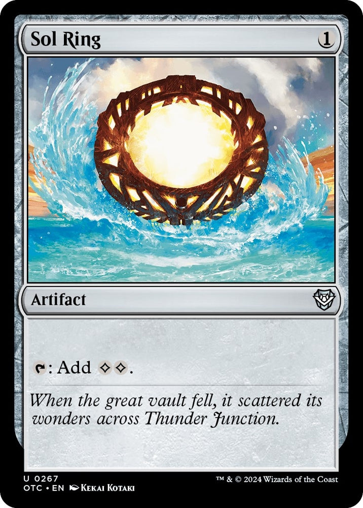 Image for Sol Ring (267) [Commander: Outlaws of Thunder Junction]