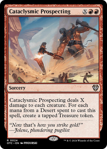 Image for Cataclysmic Prospecting (24) [Commander: Outlaws of Thunder Junction]