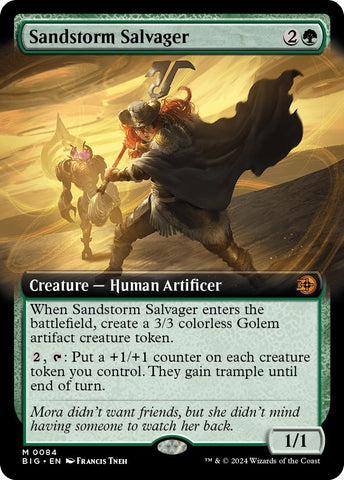 Image for Sandstorm Salvager (Extended Art) (84) [Outlaws of Thunder Junction: The Big Score]