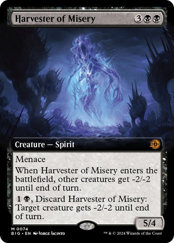 Image for Harvester of Misery (Extended Art) (74) [Outlaws of Thunder Junction: The Big Score]