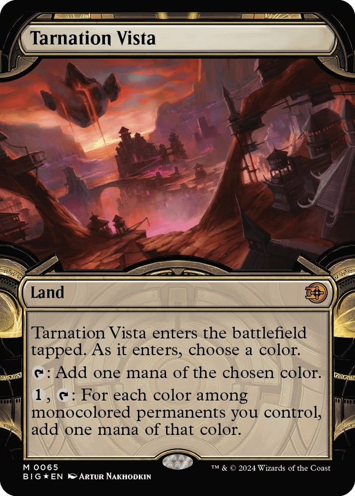 Image for Tarnation Vista (Showcase) (Raised Foil) (65) [Outlaws of Thunder Junction: The Big Score]