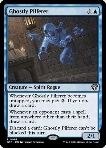 Image for Ghostly Pilferer (98) [Commander: Outlaws of Thunder Junction]
