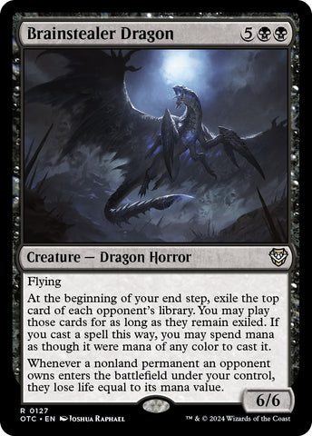 Image for Brainstealer Dragon (127) [Commander: Outlaws of Thunder Junction]
