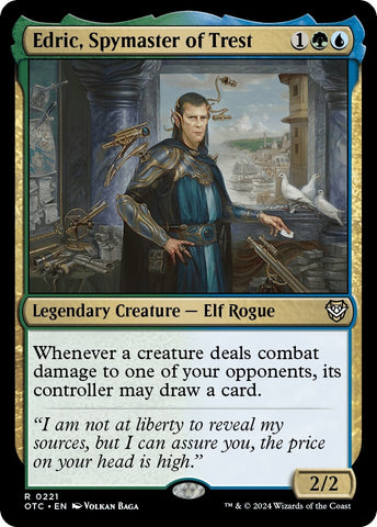 Image for Edric, Spymaster of Trest (221) [Commander: Outlaws of Thunder Junction]