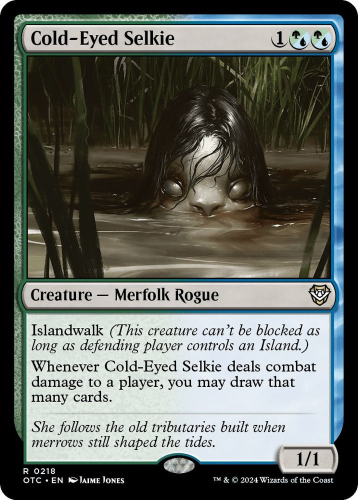 Image for Cold-Eyed Selkie (218) [Commander: Outlaws of Thunder Junction]