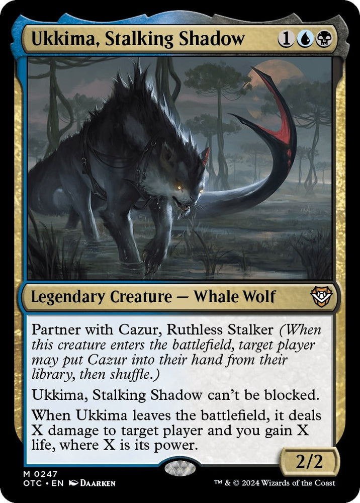 Image for Ukkima, Stalking Shadow (247) [Commander: Outlaws of Thunder Junction]