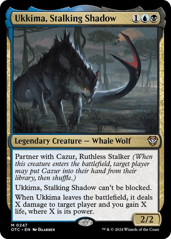 Image for Ukkima, Stalking Shadow (247) [Commander: Outlaws of Thunder Junction]