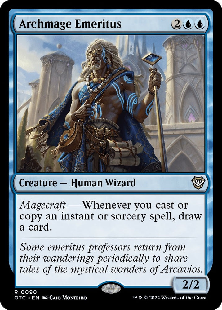 Image for Archmage Emeritus (90) [Commander: Outlaws of Thunder Junction]