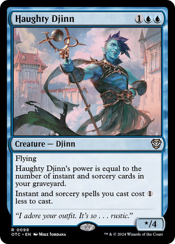 Image for Haughty Djinn (99) [Commander: Outlaws of Thunder Junction]