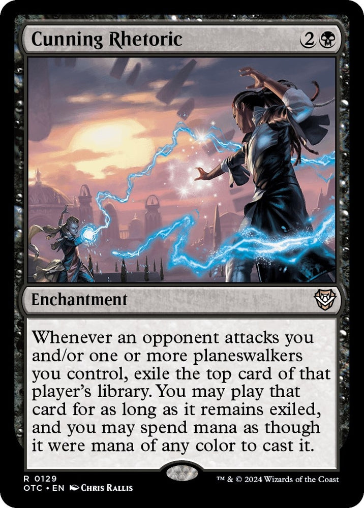 Image for Cunning Rhetoric (129) [Commander: Outlaws of Thunder Junction]