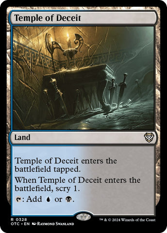 Image for Temple of Deceit (328) [Commander: Outlaws of Thunder Junction]